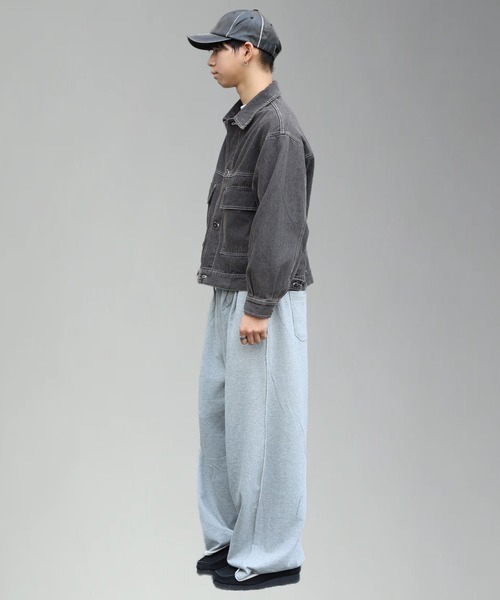 SPINNS（スピンズ）の「ストリート＆古着MIX/ショート丈デニムジャケット（デニムジャケット・メンズ・ブラック/ブルー/ワンウォッシュ・ONESIZE）」の14枚目の写真