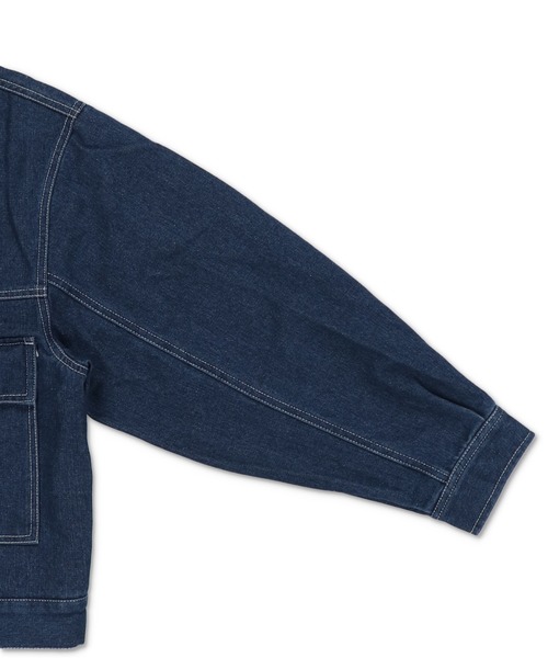 SPINNS（スピンズ）の「ストリート＆古着MIX/ショート丈デニムジャケット（デニムジャケット・メンズ・ブラック/ブルー/ワンウォッシュ・ONESIZE）」の19枚目の写真