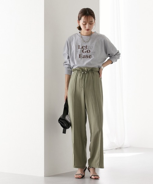 nissen(ニッセン)の「ウエストシャーリングパンツ(その他パンツ・レディース・グレー/ブラック/カーキ・LL/S/M/L)」の16枚目の写真