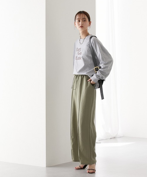 nissen(ニッセン)の「ウエストシャーリングパンツ(その他パンツ・レディース・グレー/ブラック/カーキ・LL/S/M/L)」の17枚目の写真