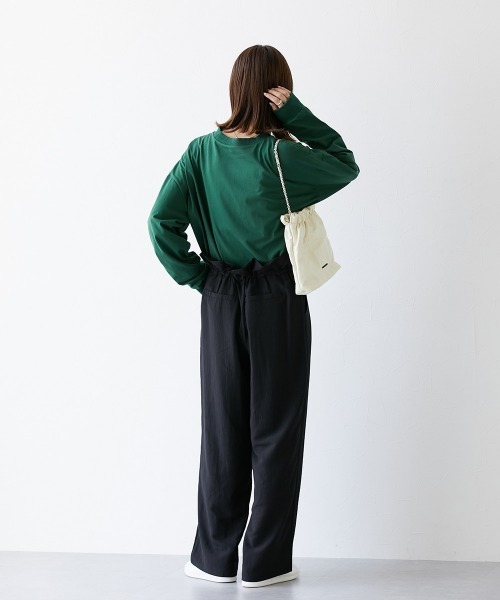 nissen(ニッセン)の「ウエストシャーリングパンツ(その他パンツ・レディース・グレー/ブラック/カーキ・LL/S/M/L)」の8枚目の写真