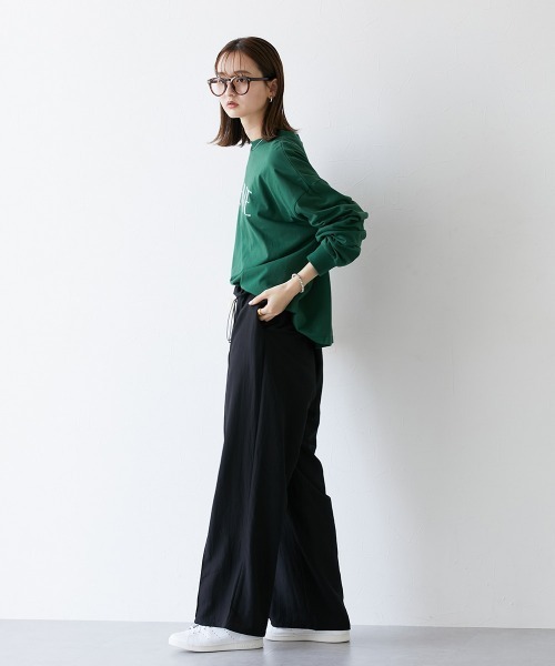 nissen(ニッセン)の「ウエストシャーリングパンツ(その他パンツ・レディース・グレー/ブラック/カーキ・LL/S/M/L)」の6枚目の写真