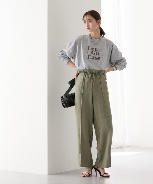 nissen(ニッセン)の「ウエストシャーリングパンツ(その他パンツ・レディース・グレー/ブラック/カーキ・LL/S/M/L)」の15枚目の写真
