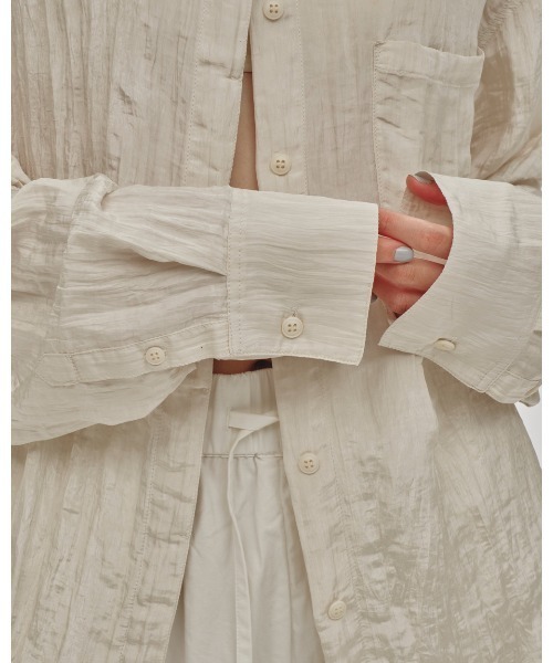 TODAYFUL（トゥデイフル）の「Crape Satin Shirts（シャツ