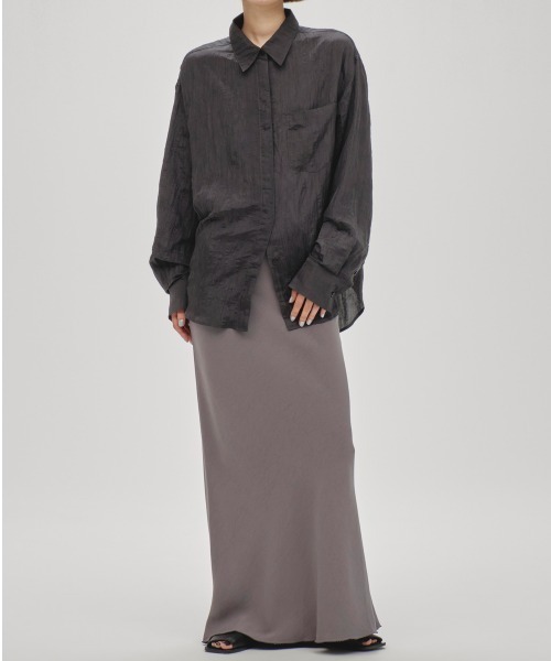 todayful Crape Satin Shirts エクリュ SOLD OUT】TODAYFUL トゥデイフル Crape Satin Shirts 12510402