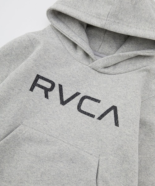 RVCA（ルーカ）の「RVCA キッズ BIG RVCA HD パーカー 【2024年秋冬モデル】ルーカキッズプルオーバーパーカー・フーディー（パーカー・キッズ・グレー/ブラック系その他・130/140/150/160）」の6枚目の写真