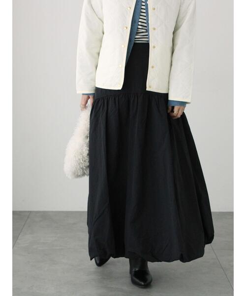 Lugnoncure（ルノンキュール）の「バルーンスカート（スカート・レディース・ベージュ/グレー/ブラック・F）」の18枚目の写真