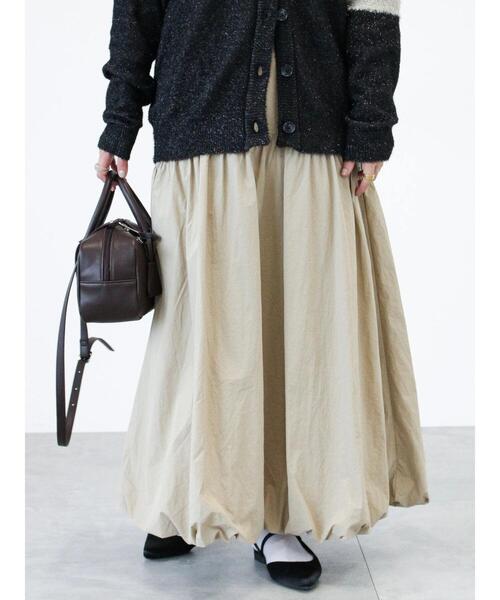 Lugnoncure（ルノンキュール）の「バルーンスカート（スカート・レディース・ベージュ/グレー/ブラック・F）」の21枚目の写真