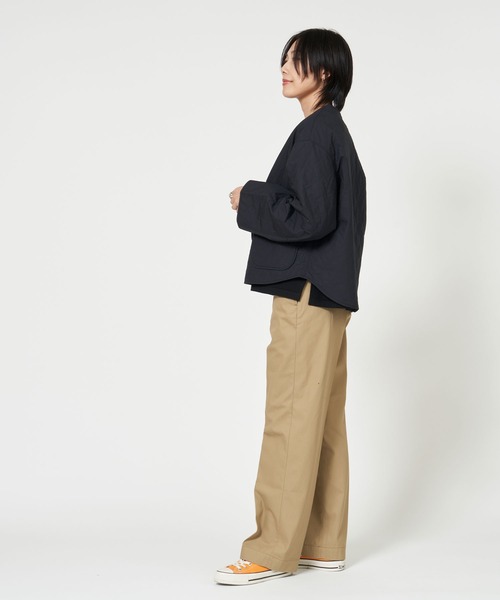 ORCIVAL（オーシバル）の「SHORT BLOUSON（ブルゾン・レディース・ダークネイビー/チャコール・1/2）」の15枚目の写真