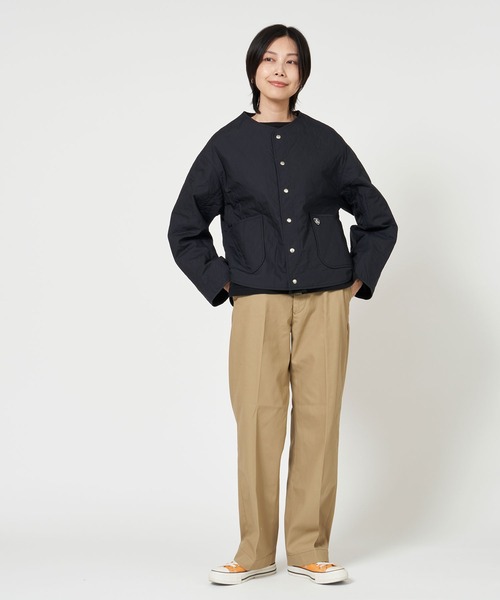 ORCIVAL（オーシバル）の「SHORT BLOUSON（ブルゾン・レディース・ダークネイビー/チャコール・1/2）」の16枚目の写真