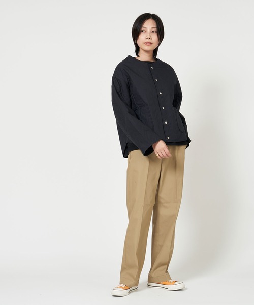 ORCIVAL（オーシバル）の「SHORT BLOUSON（ブルゾン・レディース・ダークネイビー/チャコール・1/2）」の12枚目の写真