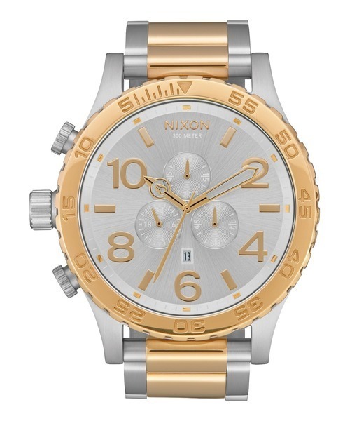 電池新品⭐︎定価5万未使用品NIXON 51-30 ゴールド 時計 セール】【NIXON/ニクソン】51-30 Chrono 時計 アナログ 電池式