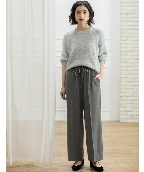 OPAQUE.CLIP(オペークドットクリップ)の「◆≪エマール検証済≫スパンコールフェザーニット【洗濯機洗い可/抗ピル】(ニット/セーター・レディース・ホワイト系8/ライトグレー系5/ライトパープル/ブルー系5/ネイビー系5・36/38/40)」の20枚目の写真