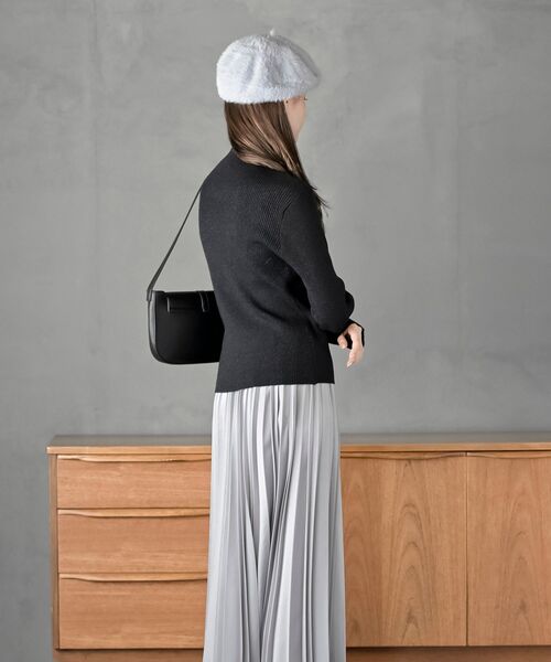 rps（アールピーエス）の「シャギーベレー帽（ハンチング/ベレー帽・レディース・ライトグレー/ボルドー/オフホワイト/グレー/ブラック/ピンク・フリー）」の20枚目の写真