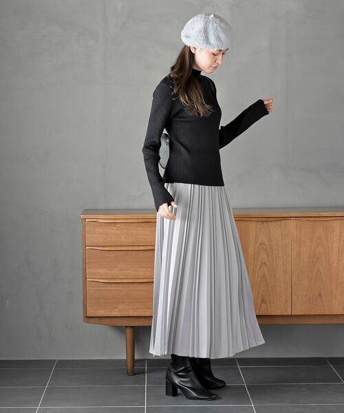 rps（アールピーエス）の「シャギーベレー帽（ハンチング/ベレー帽・レディース・ライトグレー/ボルドー/オフホワイト/グレー/ブラック/ピンク・フリー）」の21枚目の写真