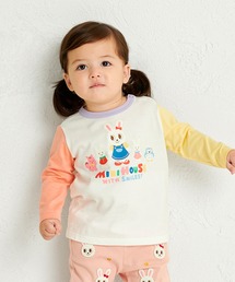 MIKI HOUSE | プッチー＆うさこ　アニマル長袖Ｔシャツ(Tシャツ/カットソー)
