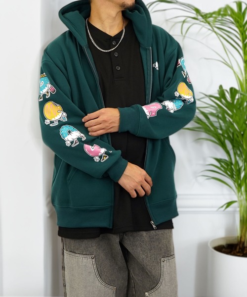 Burner（バーナー）の「【GROOVY STORE】Walking Donut 裏起毛ZIP