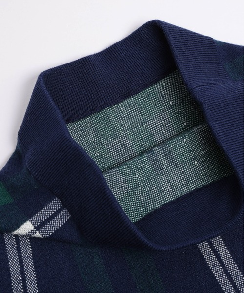 La-gemme（ラジェム）の「ジャガードニット チェック柄スカート（スカート・レディース・ブラック×ホワイト/ネイビー系1/ネイビー系2・フリー）」の22枚目の写真