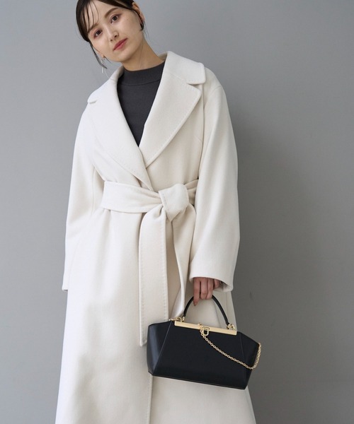 SNIDEL(スナイデル)の「ウールヤクベーシックコート(その他アウター・レディース・ライトグレー/ピンク/アイボリー・0/1)」の21枚目の写真