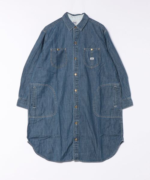Lee(リー)の「Lee/リー デニムロコシャツワンピース(シャツワンピース・レディース・ブルー/インディゴブルー・SMALL/MEDIUM)」の17枚目の写真