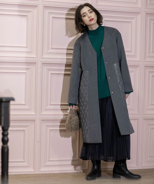 OPAQUE.CLIP（オペークドットクリップ）の「《通勤・セレモニー対応》チュールプリーツフレアスカート【洗濯機洗い可】（スカート・レディース・チャコールグレー/ライトベージュ/ネイビー・36/38/40/42）」の18枚目の写真