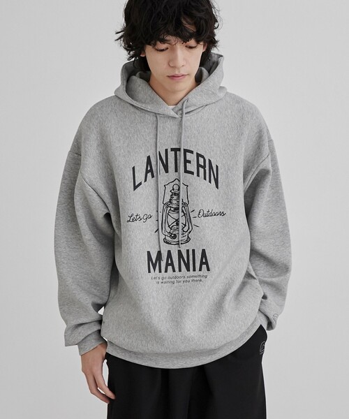 coen(コーエン)の「【C.Mt】PRINT FOODIE(パーカー・メンズ・グレー/ブラック/ホワイト/ネイビー・M/L/XL)」の3枚目の写真