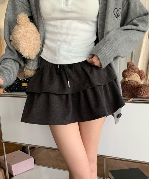 セール】フリルティアードミニスカート（スカート）｜Achic