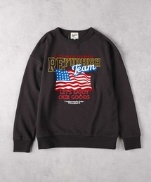 Right-on | 【Refurbish】フロッキープリントスウェット(スウェット)