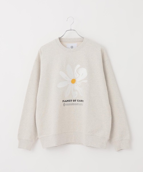 P of E BIG FLOWER エンブロイダリースウェット（スウェット
