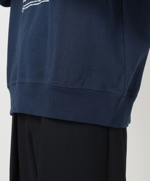 B.C STOCK（ベーセーストック）の「P of E BIG FLOWER エンブロイダリースウェット（スウェット・メンズ・グレー/アイボリー/ブラウン/ネイビー・MEDIUM/LARGE）」の11枚目の写真