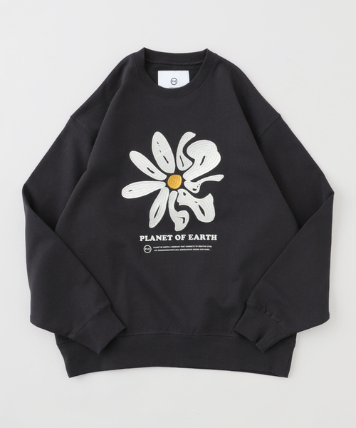 P of E BIG FLOWER エンブロイダリースウェット（スウェット