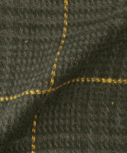 Another Edition（アナザーエディション）の「チェックリバーシブルストール/AE CHK REV STL◆（マフラー・レディース・ブラック/ダークグレー/ネイビー・フリー）」の5枚目の写真