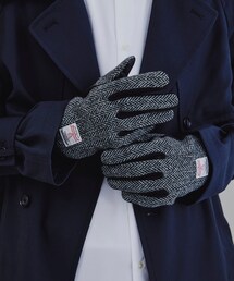 tk.TAKEO KIKUCHI | ハリスツイード生地使用 スマホ対応手袋 グローブ / Harris Tweed(手袋)