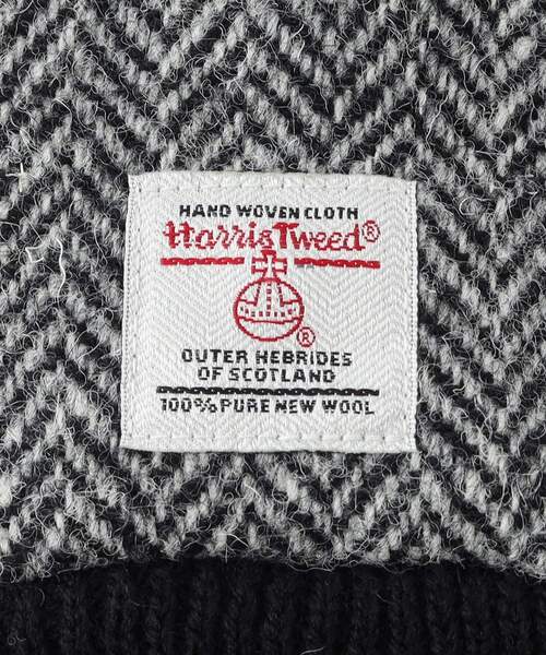 tk.TAKEO KIKUCHI（ティーケータケオキクチ）の「◆ハリスツイード生地使用 スマホ対応手袋 グローブ ／ Harris Tweed（手袋・メンズ・ブラック系1/グレー系1/オリーブ系1/ワイン系1・00）」の14枚目の写真