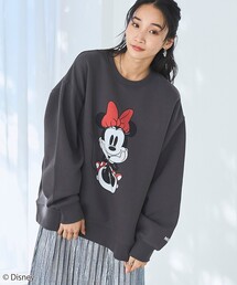 【Disney/ディズニー】coen限定 裏起毛BIGプリントスウェット