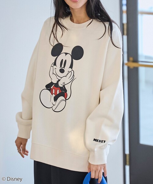 Disney／ディズニー】coen限定 裏起毛BIGプリントスウェット