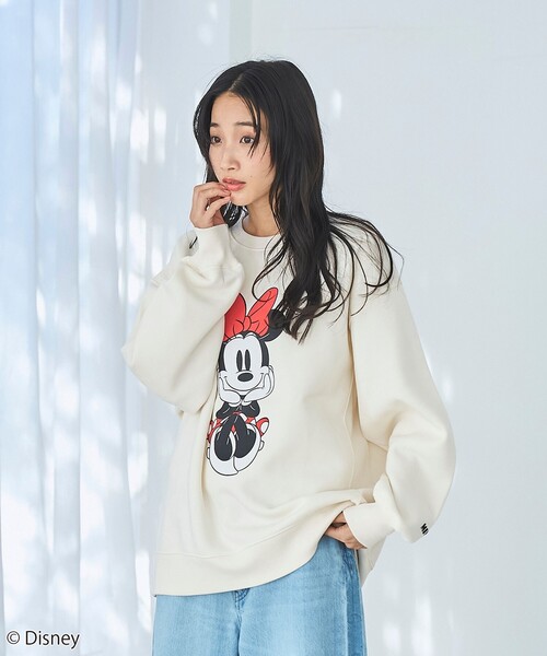 【Disney／ディズニー】coen限定 裏起毛BIGプリントスウェット Disney／ディズニー】coen限定 裏起毛BIGプリントスウェット