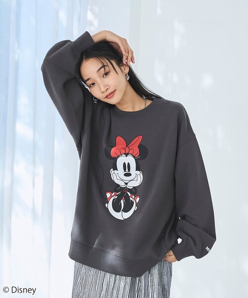 coen（コーエン）の「【Disney／ディズニー】coen限定 裏起毛BIGプリントスウェット（スウェット・レディース・その他1/その他2/オフホワイト/ダークグレー・M/L）」の18枚目の写真