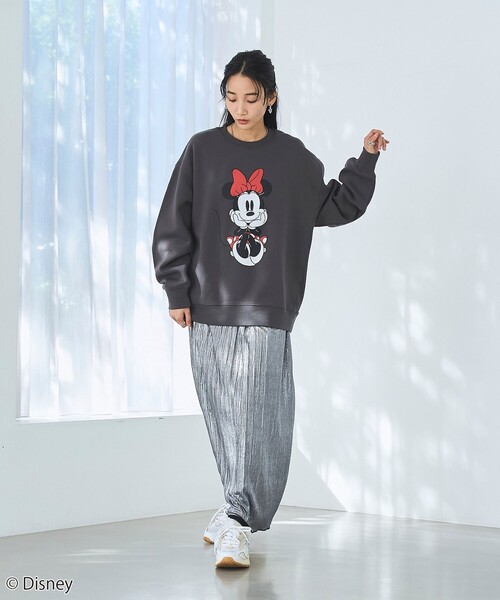 【Disney／ディズニー】coen限定 裏起毛BIGプリントスウェット Disney／ディズニー】coen限定 裏起毛BIGプリントスウェット