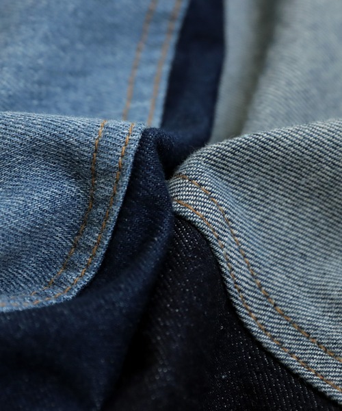 antiqua（アンティカ）の「パッチワークデニムスカート（デニムスカート・レディース・ブルー系その他・P/R）」の17枚目の写真