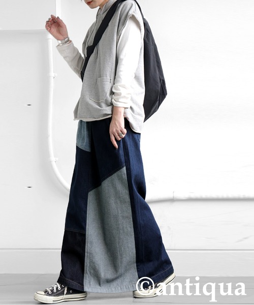 m6818【予約完売品】【入手困難】 glamb ペインターデニム パッチワーク WHAT'S NEW？｜SEILIN ONLINE SHOP｜ 聖林公司公式オンライン