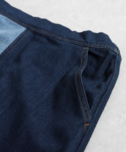 antiqua（アンティカ）の「パッチワークデニムスカート（デニムスカート・レディース・ブルー系その他・P/R）」の15枚目の写真