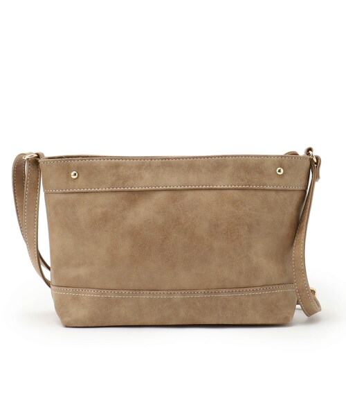 SHOO・LA・RUE（シューラルー）の「◆ムラ合皮ショルダーバッグ（ショルダーバッグ・レディース・ワインレッド/ダークブラウン/ブラック/グレー・00）」の4枚目の写真