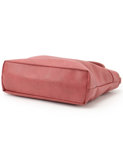 SHOO・LA・RUE（シューラルー）の「◆ムラ合皮ショルダーバッグ（ショルダーバッグ・レディース・ワインレッド/ダークブラウン/ブラック/グレー・00）」の7枚目の写真