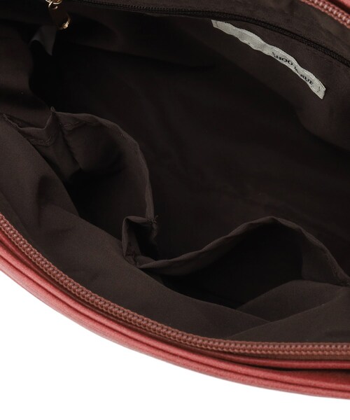 SHOO・LA・RUE（シューラルー）の「◆ムラ合皮ショルダーバッグ（ショルダーバッグ・レディース・ワインレッド/ダークブラウン/ブラック/グレー・00）」の14枚目の写真