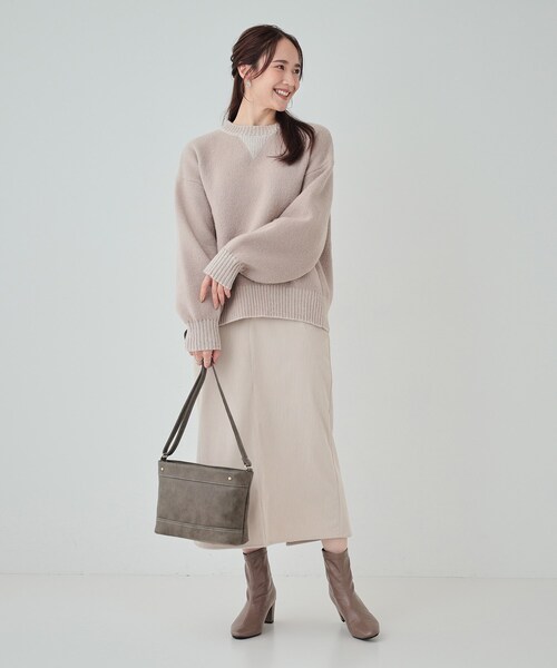 SHOO・LA・RUE（シューラルー）の「◆ムラ合皮ショルダーバッグ（ショルダーバッグ・レディース・ワインレッド/ダークブラウン/ブラック/グレー・00）」の17枚目の写真