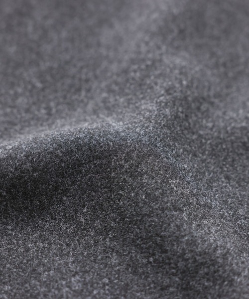 kOhAKU（コハク）の「『ボア切替ミドルコート』（ステンカラーコート・レディース・チャコール/ブラック・1/2）」の21枚目の写真