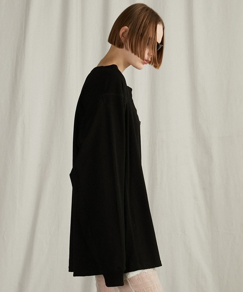 ダブルネックオーバーTEE / Double Neck Over Tee（Tシャツ/カットソー