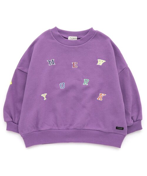 F.O.KIDS(エフオーキッズ)の「【ジュニア対応】ビタミンカラープルオーバー(スウェット・キッズ・ミント/オレンジ/パープル/ピンク/ターコイズブルー・80/90/100/110/120/130/140/150)」の1枚目の写真