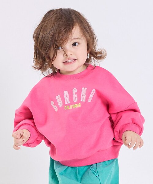 F.O.KIDS(エフオーキッズ)の「【ジュニア対応】ビタミンカラープルオーバー(スウェット・キッズ・ミント/オレンジ/パープル/ピンク/ターコイズブルー・80/90/100/110/120/130/140/150)」の4枚目の写真